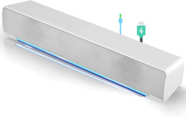 Speaker, Mini Speaker, USB Speaker PC Stereo Lightweight Wired LED Sound... - $74.24