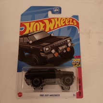 Hot Wheels 2023 #052 Matte Black 1988 Jeep Wagoneer HW The 80s Series # ... - $9.99