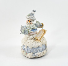 Snowman Music Box/Figurine &quot;Let It Snow&quot; 5.5&quot; Beautiful (Music Does Not Play) - £7.58 GBP