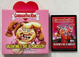 2023 Garbage Pail Kids Valentines Day is Canceled SET Lovely Lea PINK CHASE BOX - £58.21 GBP