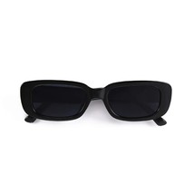 Rectangle Sunglasses For Women Men Fashion Trendy Chunky Frame 90S Recta... - £18.21 GBP