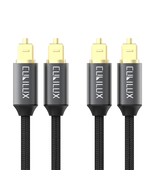 2-Pack Cubilux Toslink Optical Audio Cable, Spdif Digital Fiber Optic Ma... - €33,40 EUR