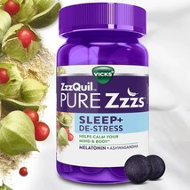 Vicks ZzzQuil Pure ZZZ Sleep + De-Stress ~ Exp 2026+ - $241.08 MXN