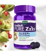 Vicks ZzzQuil Pure ZZZ Sleep + De-Stress ~ Exp 2026+ - $237.75 MXN