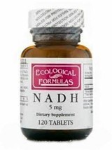 NEW Ecologcal Formulas Nadh 5 Mg 120 Tab counts - £35.86 GBP