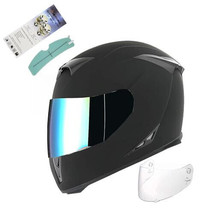 Motorcycle Full Face Helmet Skull King Matt Black+ One Extra Clear Shiel... - $295.47 CAD