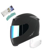 Motorcycle Full Face Helmet Skull King Matt Black+ One Extra Clear Shiel... - €187,47 EUR