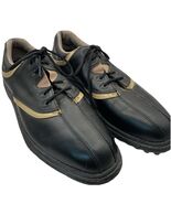 Footjoy Women&#39;s Golf Shoes Style 98381 Size 8M Black Leather Soft Spikes... - $33.10 CAD