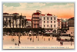 Hotel de la Regence and Government Square Alger Algeria UNP DB Postcard I20 - £3.17 GBP