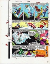 Original 1986 Captain America 324 page 20 Marvel Comics color guide art:... - $65.28