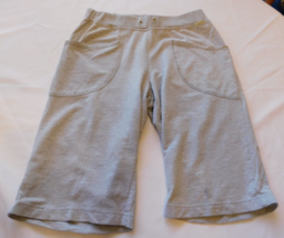 New York Laundry Women&#39;s Ladies Size PL Petite Large Bermuda Shorts Grey Heather - £23.26 GBP