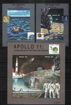 Palau 517-521 MNH Space Apollo 11 Rockets Astronauts ZAYIX 1223L0021A - £11.99 GBP