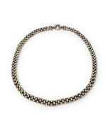 Lagos Caviar Sterling Silver Beaded Choker 16in Collar Necklace - Pre owned - $6,782.90 MXN