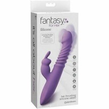 Fantasy for Her Her Thrusting Silicone Rabbit - $75.69