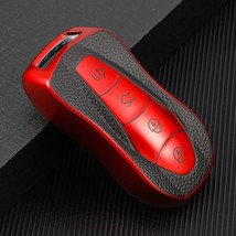 TPU Leather Car Remote Key Case Cover Keychain for Geely Azkarra Tugella FY11 20 - £28.62 GBP