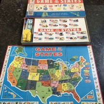 Vintage 1960 GAME OF THE STATES Milton Bradley Board Game Geography 4920 - $13.98
