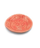 Pink Handmade Ceramic Plate Ring Holder Dish, I love You Mom Gift From D... - £24.58 GBP
