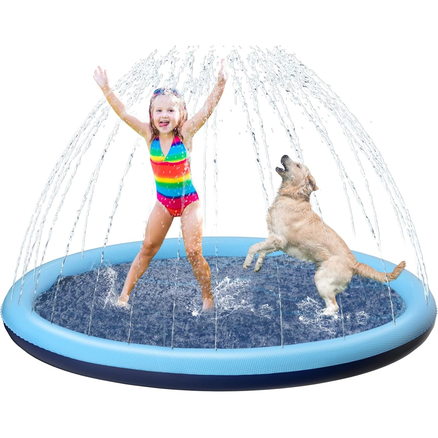 Primary image for Kids Dog Splash Pad Sprinkler - Non Slip Dog Sprinkler Pad Splash Pool Puppy Dog