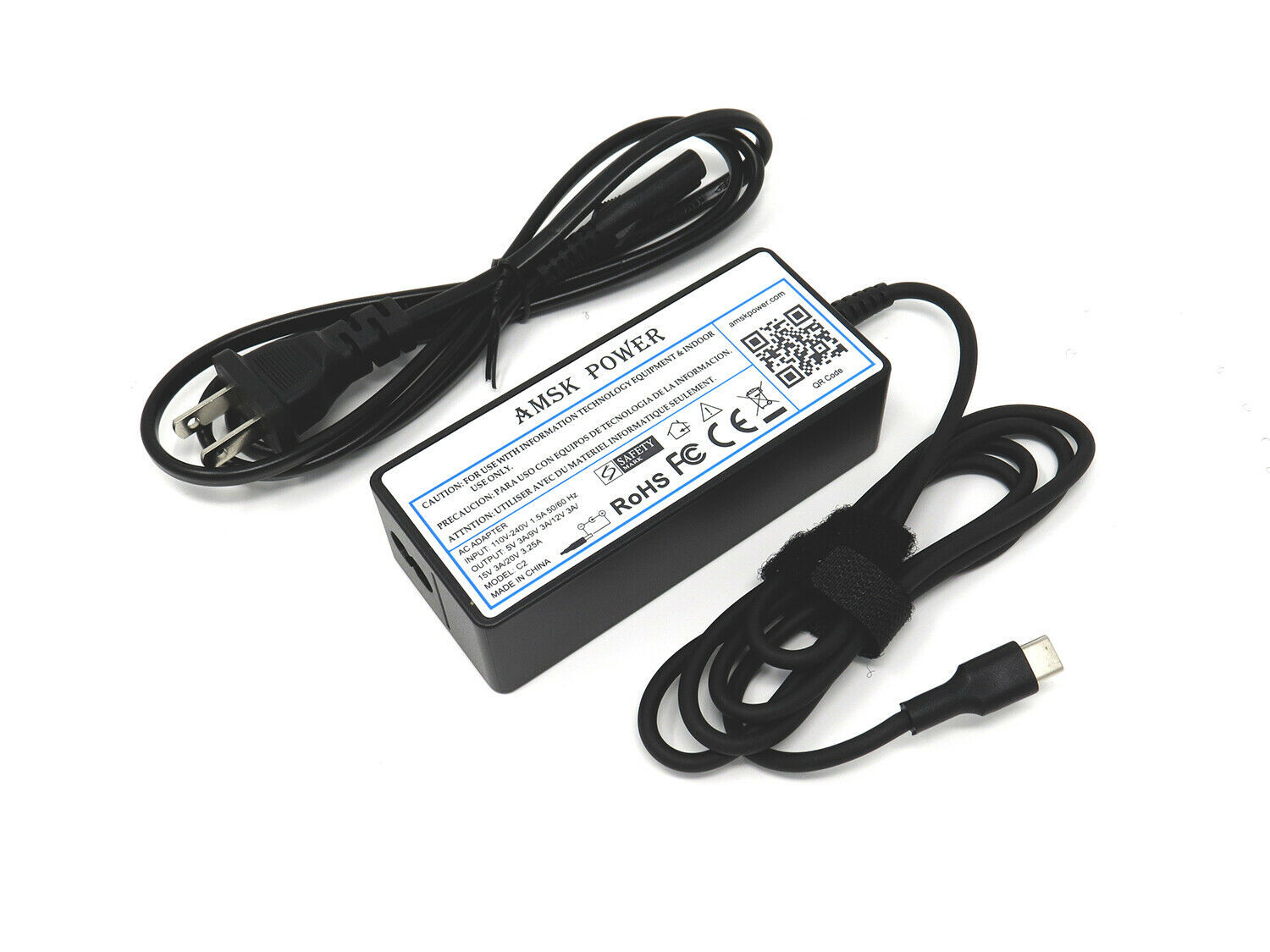 Primary image for AC Adapter For Acer Chromebook C771 C732 CB515-1HT CB5-312T CP511 USB-C 65 Watt