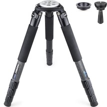 Carbon Fiber Tripod Rt90C Bowl Tripods Professional Heavy Duty Camera Stand With - £399.04 GBP