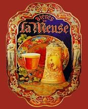 3145.Bieres de La Meuse French Beer POSTER.Home wall cigar Room art decoration - £12.78 GBP+