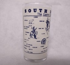 Federal Glass South Dakota Tumbler 1950&#39;s Barware 4.875&quot; Tall - $12.95