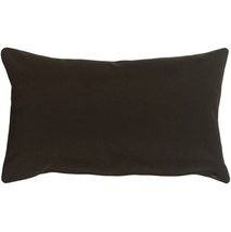 Sunbrella Black 12x19 Outdoor Pillow, Complete with Pillow Insert - £41.69 GBP