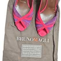 Vintage Bruno Magli Sophi Multi Color 3 2/1" Heel Size 7 Never Worn image 8