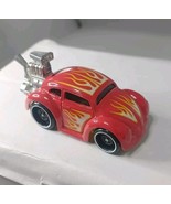 Hot Wheels Volkswagen Beetle 2016 red with flames loose 1:64 - €6,77 EUR