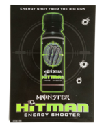 Monster Energy Drink Retired Hitman Shooter Sticker - Surf Skate Snowboa... - £7.92 GBP