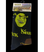 Shrek Socks NEW Pair Mens Crew Y2K Movie Fan Novelty Funny Fits Size 6-12 - €9,86 EUR