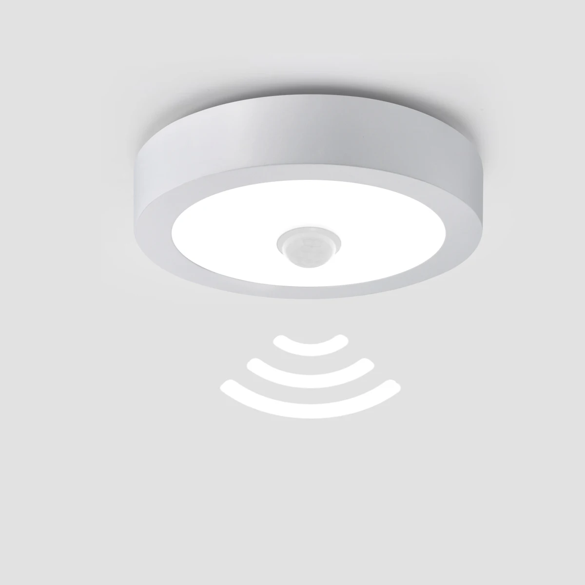 PIR Motion Sensor LED Ceiling Lights 6W 12W 18W 110V 220V Aluminum  Ceiling Lamp - £140.54 GBP