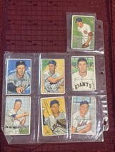 Lot Of 7 1952 Bowman Baseball Cars - $37.39
