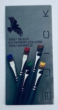 1987 Buick Exterior Colors &amp; Wheels Dealer Showroom Sales Brochure Guide... - £7.43 GBP