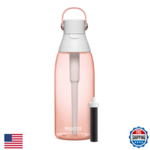 Brita 36oz Filtered Water Bottle, BPA-Free, Reusable, Blush - $51.33