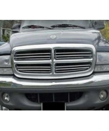 FITS 1997-2004 DODGE DAKOTA CHROME GRILL GRILLE KIT 1998 1999 2000 2001 ... - $30.00