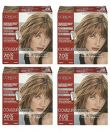 4 Boxes L’Oreal Couleur Experte Express Hair Color 7.0 Biscotti Dark Blonde - $140.32