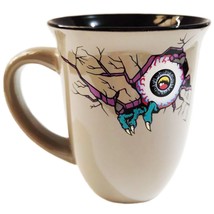 MTV Classic Monster Eye Wide Rim Ceramic Mug 16oz Viacom Licensed NEW - $21.46