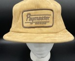 VTG Paymaster Seed Trucker Hat SnapBack Patch Farming Made In USA Paramo... - $22.24