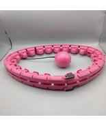 Infinity Hoop Hula Hoop Fat Burning All In One Exercise 23 Links Pink - $242.56 MXN