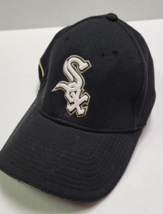 Chicago White Sox Hat Cap Fitted Black New Era Medium Large batting cap - $17.65