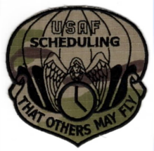 3.9&quot; AIR FORCE SCHEDULING THAT OTHERS MAY FLY OCP EMBROIDERED PATCH - £31.92 GBP