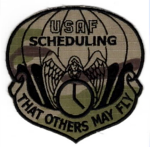 3.9&quot; Air Force Scheduling That Others May Fly Ocp Embroidered Patch - £31.45 GBP