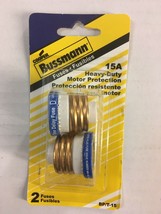Bussmann / Buss BP/T-15 ~ 15 Amp Type T Time-Delay Dual-Element Edison B... - $11.01