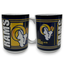 2pk NFL Los Angeles Rams Official Merch 15oz Hero Style Ceramic Coffee C... - £29.29 GBP