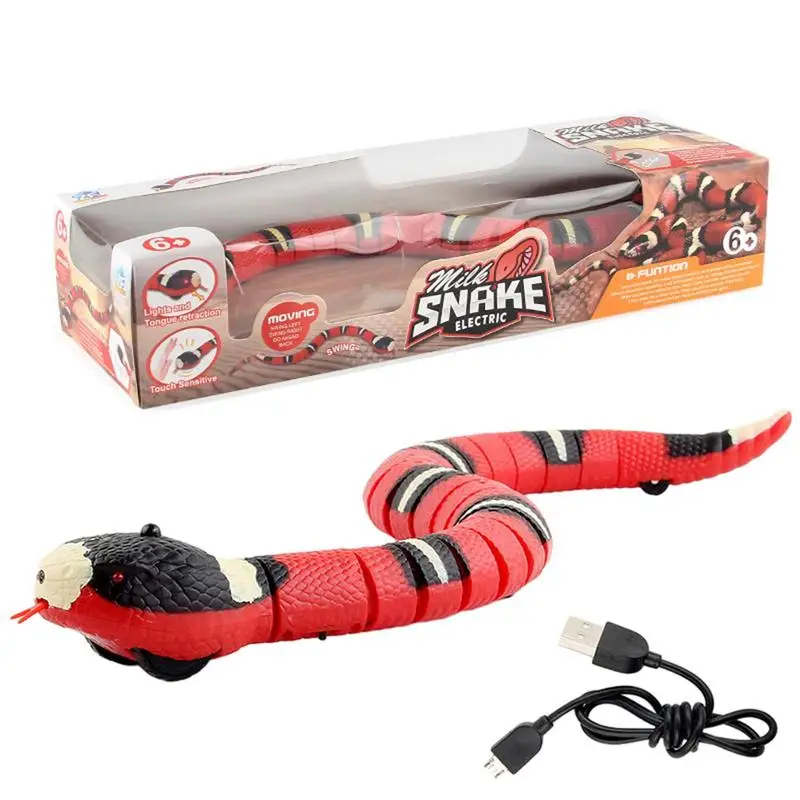 RC Smart Sensing Snake USB Charging Sensory Obstacle Avoidance Electronic Mouse - £20.55 GBP+