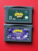 Crash Bandicoot Huge Adventure + Purple: Ripto Ramp Game Boy Advance Lot 2 Games - £22.39 GBP