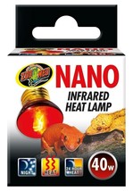 Zoo Med Nano Infrared Heat Lamp - 40 watt - $13.04