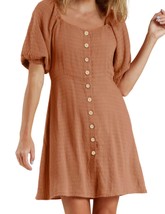 Rylee + Cru bardot dress in Terracotta - £51.56 GBP