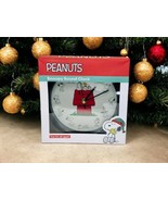 Peanuts SNOOPY Sound Wall Clock Plays Linus &amp; Lucy Hourly w/ Light Senso... - $64.59 CAD